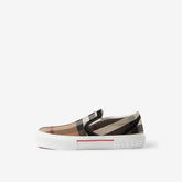 Check Cotton Sneakers